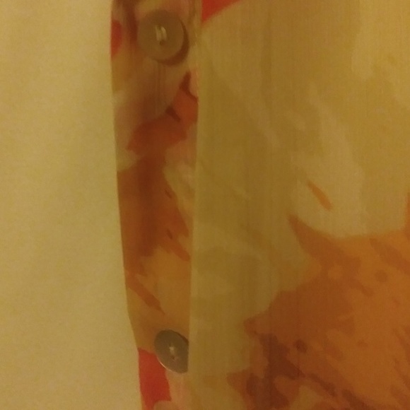 Alfred Dunner Woman Orange Floral 2-N-1 Blouse - Picture 7 of 8